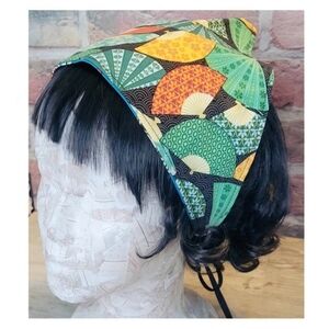 Reversible Hair Kerchief, Colorful Bandana, Curly Hair Accessory, Gifts for Her